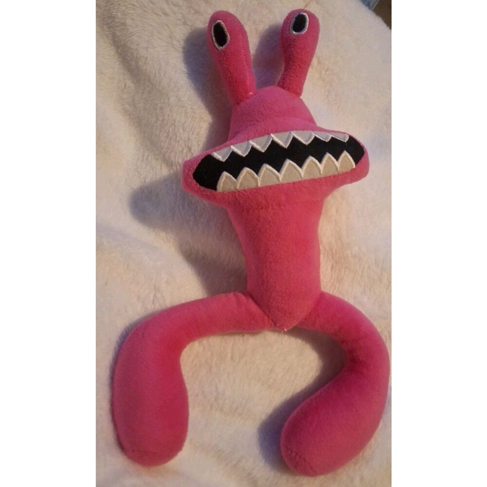 Rainbow Friends Pink Plush Roblox 12in Monster Stuffed Toy Kids Gift Soft